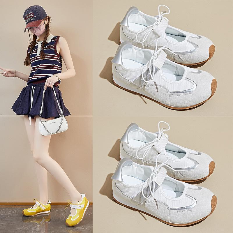 Korean Version of Hollowed-out German Training Shoes for Women In Summer Mesh Breathable New Style Student Running Sports Casual Shoes