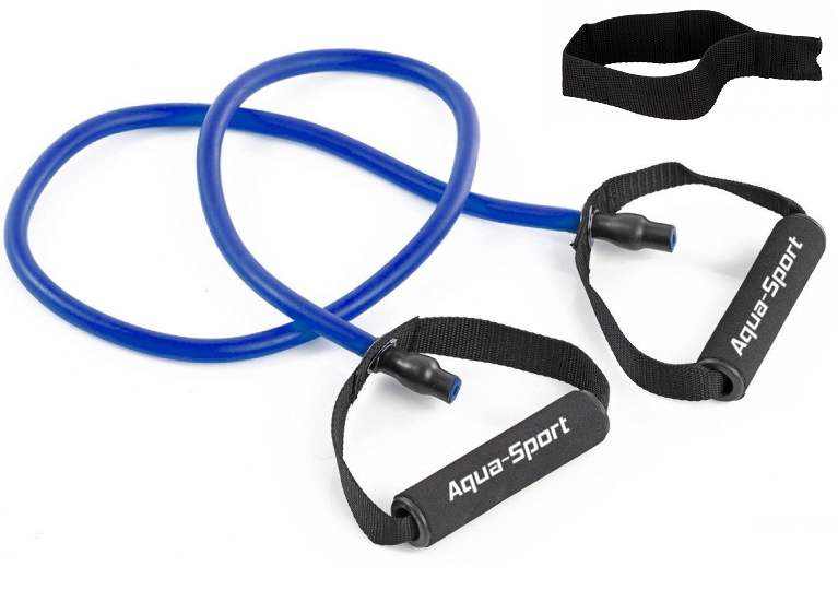 Aqua-Sport Powerstrech Expander Guma Do Ćwiczeń Oporowych 4,53Kg Medium Blue As192740