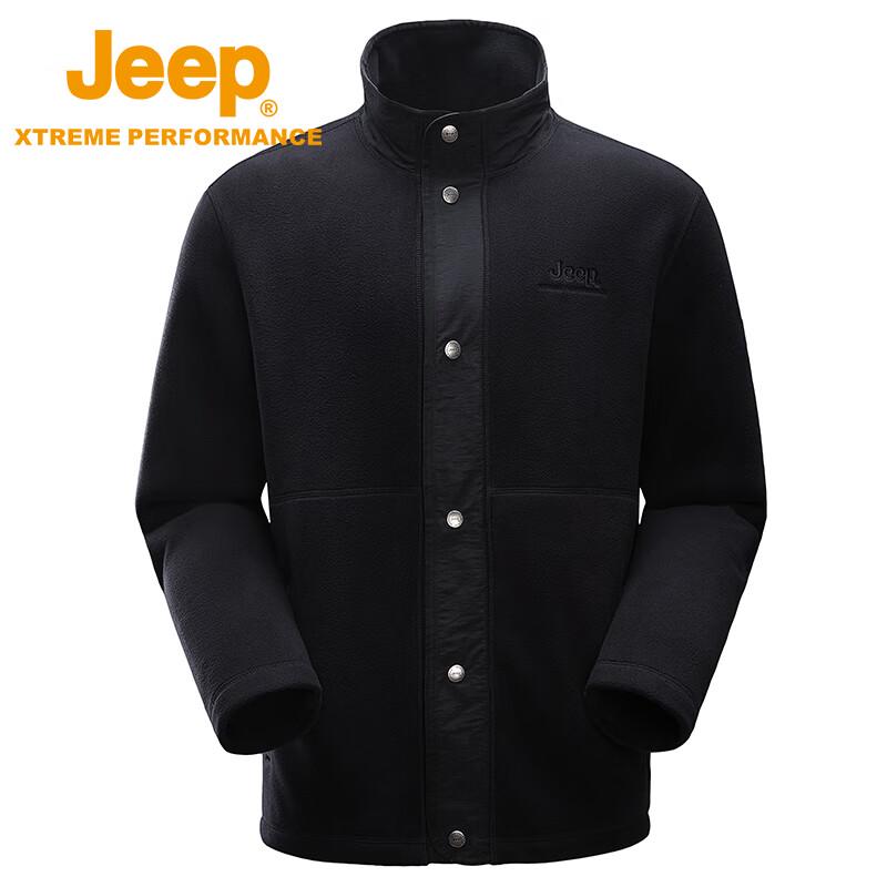 Jeep Men's Waterproof Outdoor Fleece Jacket