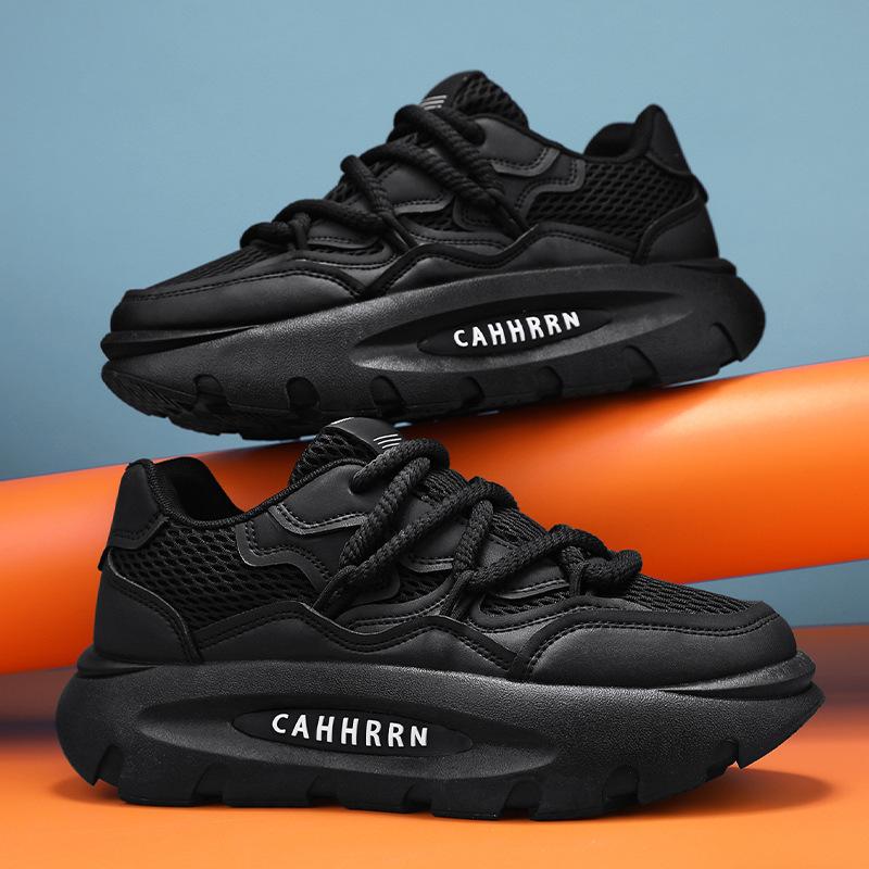 New casual shoes platform sneakers student shoes dad shoes 39 чёрный