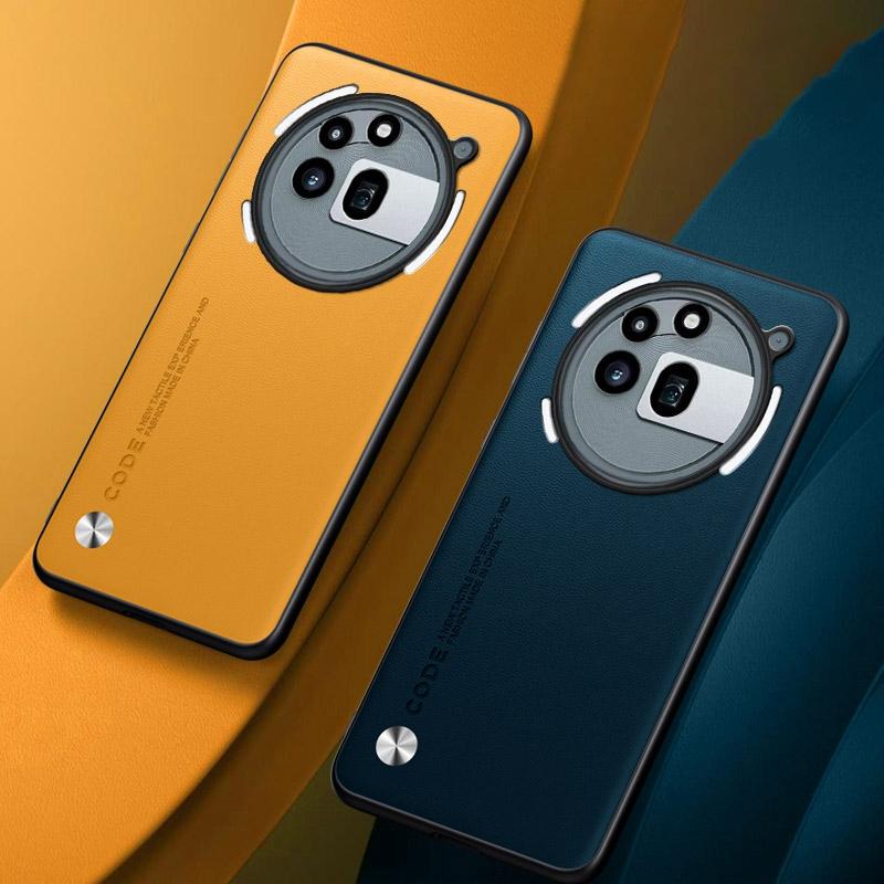 Luxusní PU kožené pouzdro For Nothing Phone 3A Pro Zadní kryt Matný silikon Plná ochrana Telefon Pouzdro For Nothing Phone3A Pro 5G