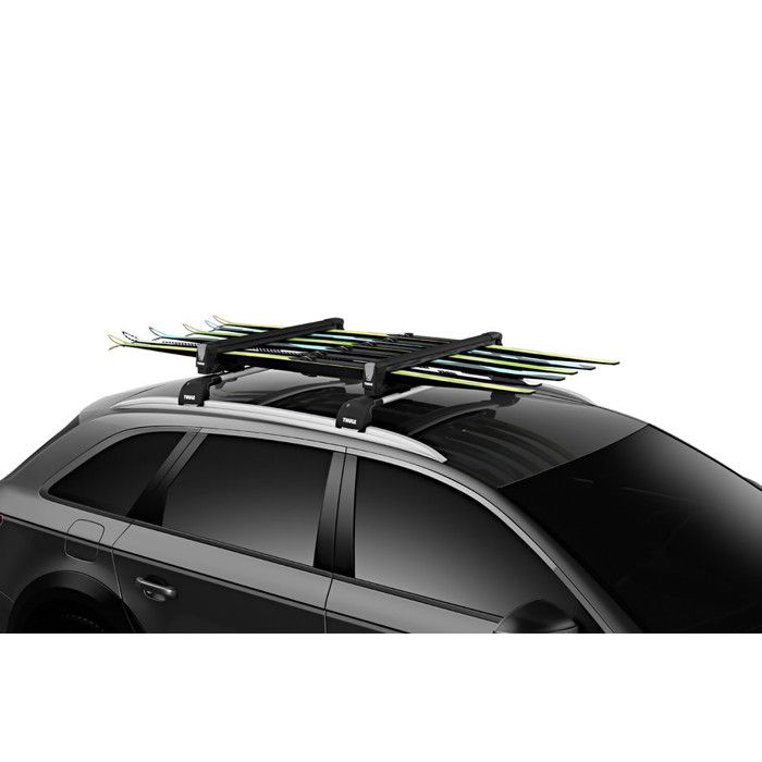 Porte-skis - THULE - SnowPack L 7326-7 - Noir - 6 skis - Sur barre