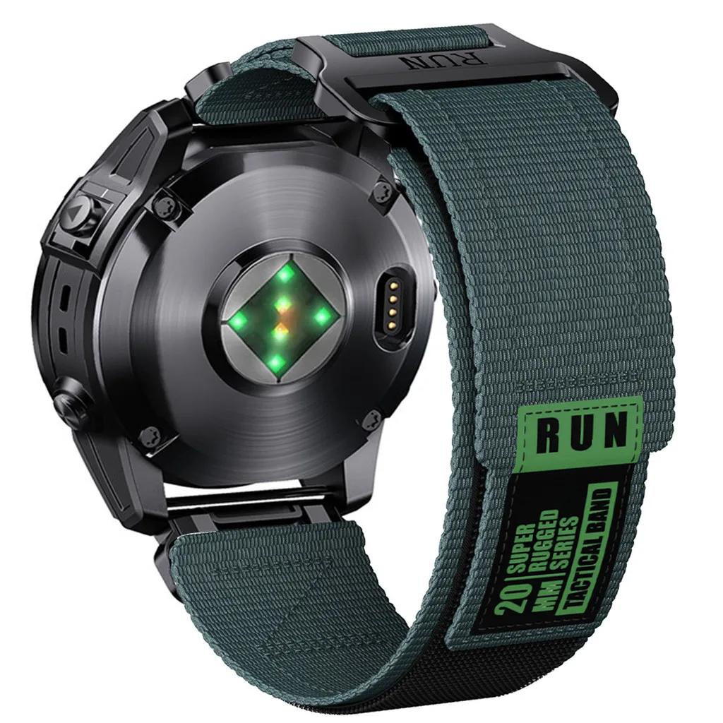 QuickFit 22mm 26mm Nylon Band For Garmin Fenix 8 47 51mm 7X Pro 6X Pro 5XPlus/Enduro 2/Epix Pro 51mm Instinct 2 X Strap Bracelet