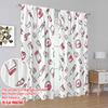 2pcs,2D plane printing Minimalist Curtains Hospital Medical Polyester Fabric (without rod) Home Decor Ldeal for Living Room &
