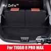 For CHERY TIGGO 8 Pro Max 2023 2024 2025 Car TPE Rear Trunk Mat Waterproof Storage Pad Anti-Slip Easy Clean Car Accessorie