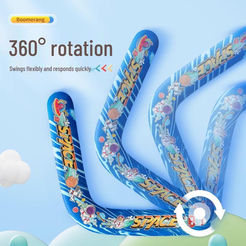 Children's Soft EVA Foam Boomerang - Hand-Thrown Outdoor Sports Toy