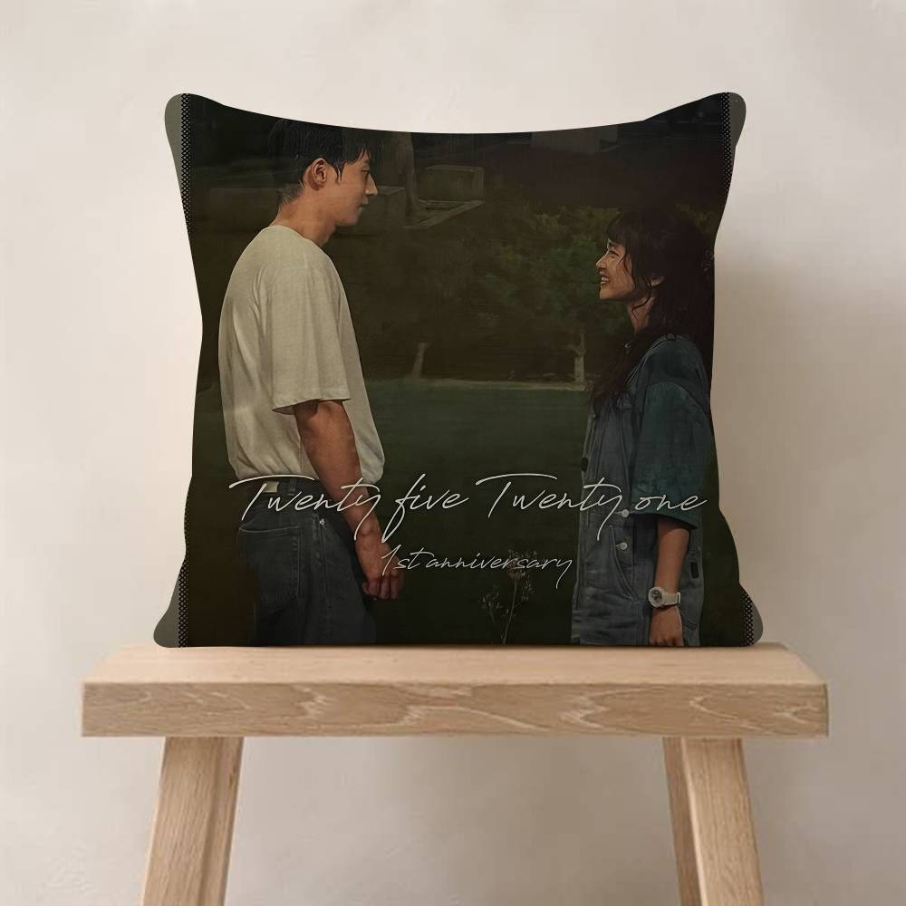 Korean TV Twenty Five Twenty One Movie Cushion Cover Car Throw Pillow Case For Sofa Car Christmas Gift xcm xcm