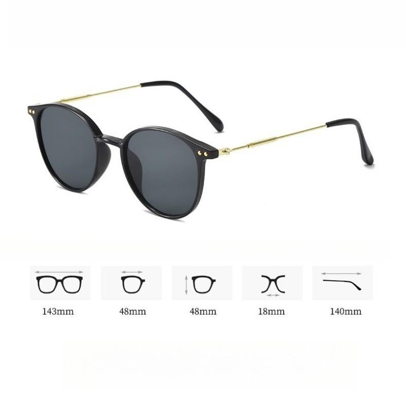 Unique Women's Round Frame Fashionable Glasses with PC Lenses Perfect for Women's Daily Wear