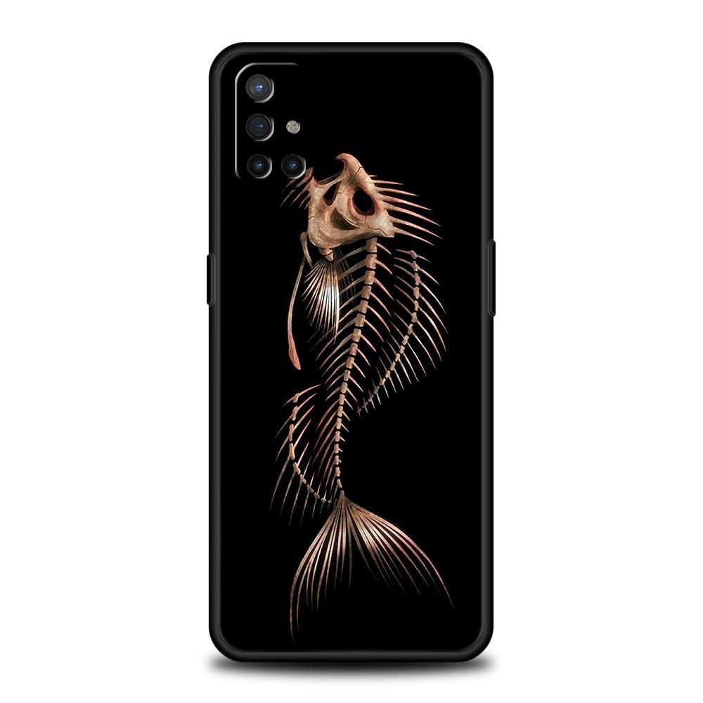 

Чехол для телефона Рыбья кость для Oneplus 13R 13 12R 11 10T 10R Nord N100 N200 N10 10 9 9R 9RT CE 3 2 Z Pro 5G Мягкий ТПУ Чехол Fundas Сумки OnePlus 12