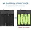 Long Lasting USB Battery Pack AA Battery LED Lights Adapter Power Supply Party Decorations