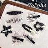 Polka Dot Hair Clips Minimalist Design BB Clip Head Side Clip  Women Girl Hair Styling Accessories