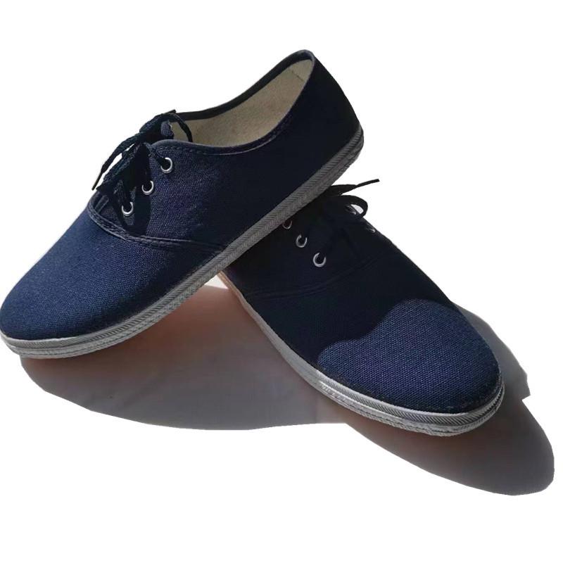 Freizeitschuhe aus blauem Mesh und Weiß: Größen 17–45, Basketball- und Gymnastikschuhe aus Segeltuch