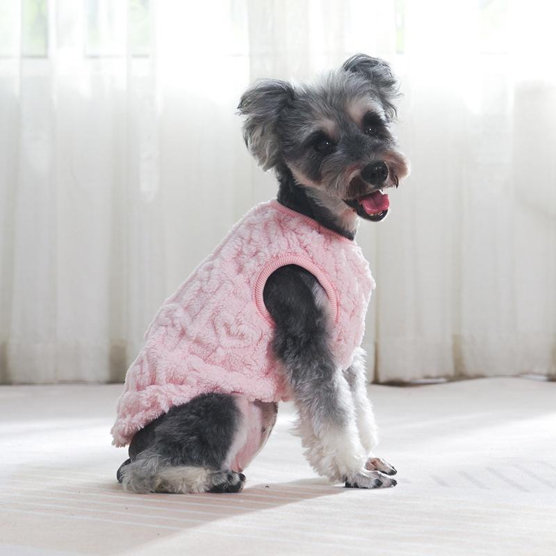 Dog Jacket Autumn Winter Warm Pet Clothes For Small Medium Dogs Cats Soft Puppy Fleece Sweatshirt Costume