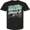 Unisex Slim Fit T-Shirt mit tropfender Schlange Klein Schwarz