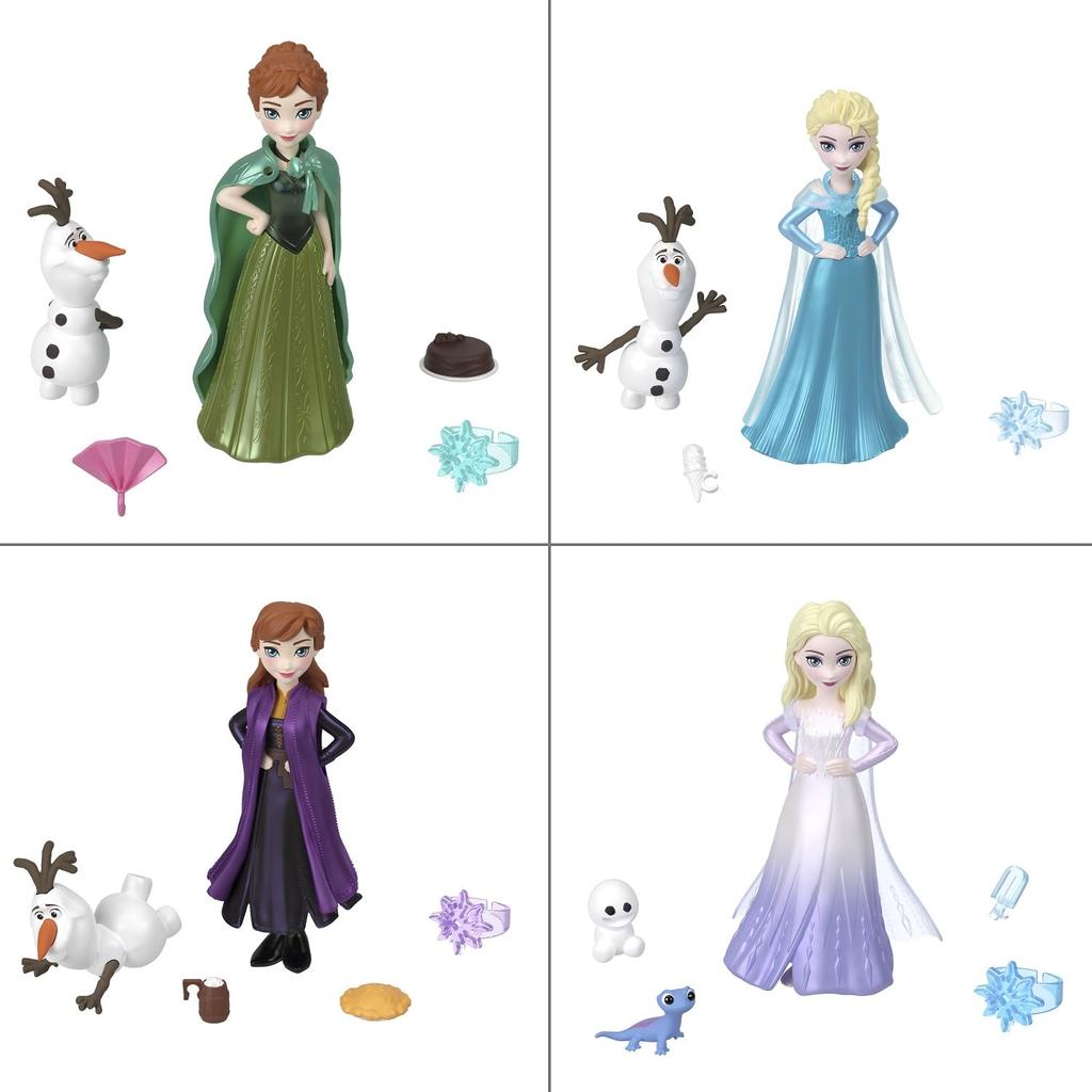 DisneyFrozen Snow Reveal Water Snow Magic (Surprise Collection 2 Mini Doll) [Surprise Pack] [Dress-up Doll] [Mini Doll, Accessory Set] [Ages 6 and