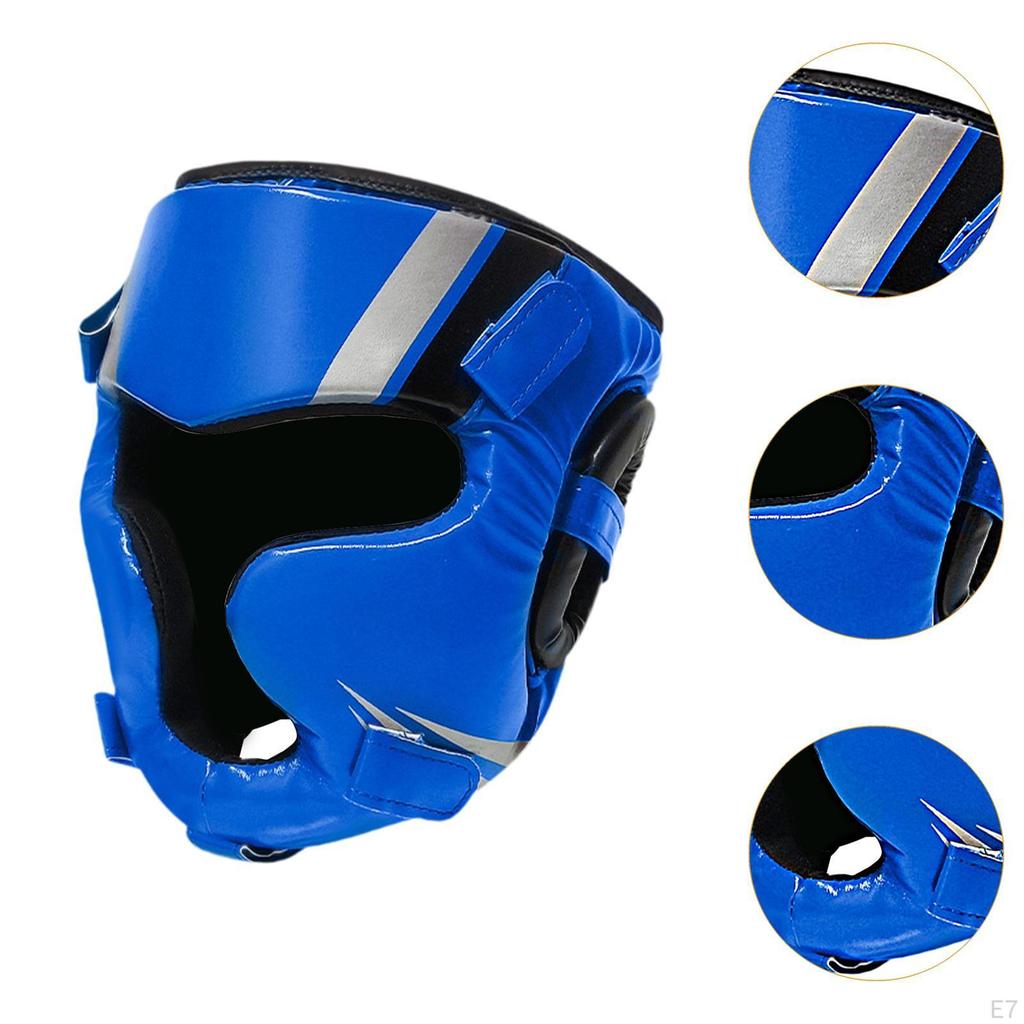 Boxkopfschutz Gesichtsschutz Stirn- und Ohrenschutz Voll für Sparring