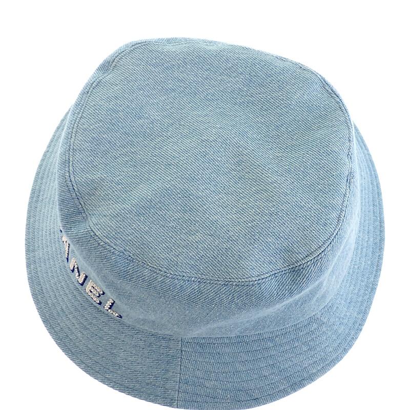 Chanel AA8088 Hat Blue Denim Women