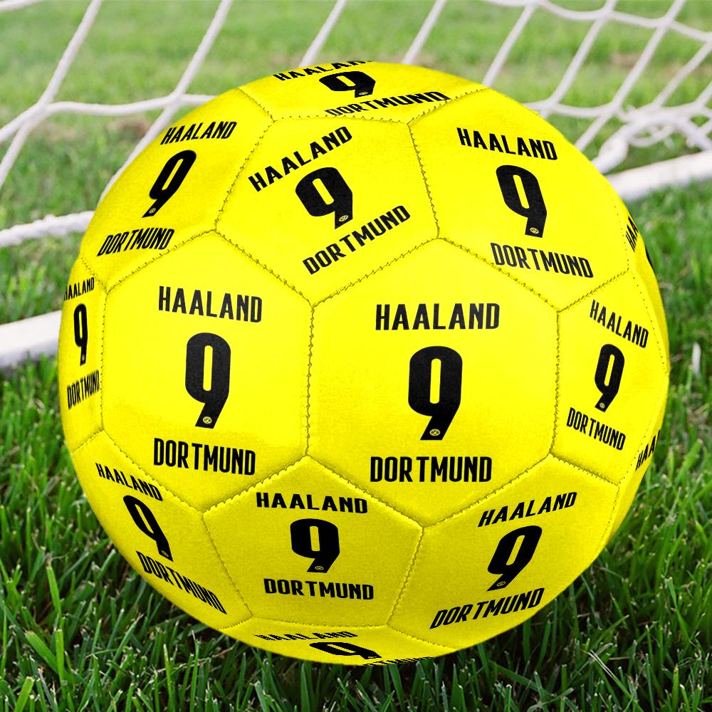 1pc Man City Legend Poster Size 5 Soccer Ball PVC Football Sports Matches Training Outdoor Games Beach Elastic Balls 07e120