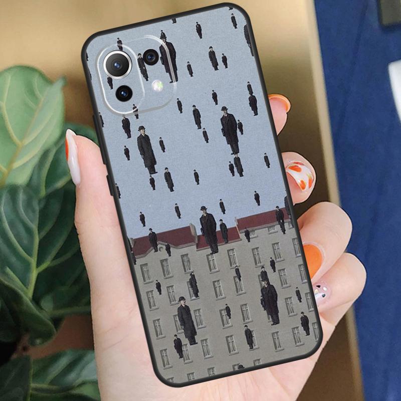 Rene Magritte Art Case For Xiaomi 15 14 Ultra 13T 14T 15T Pro 17 Pro Max POCO X7 X5 X6 F5 F6 F7 F8 Pro Coque