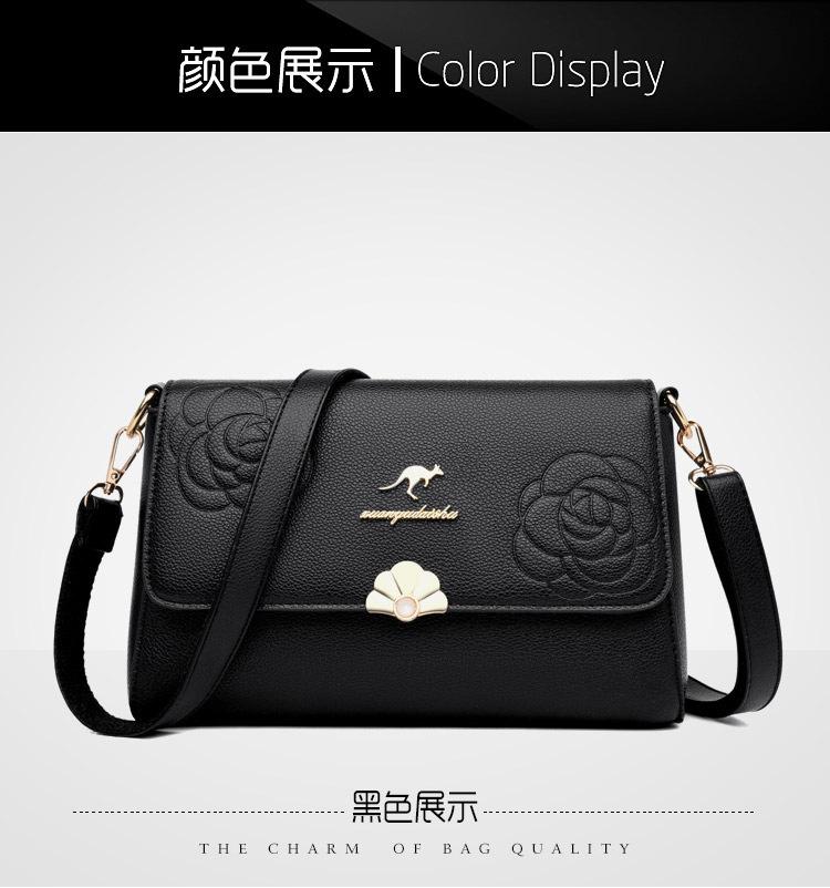 

Women s messenger bag New fashion versatile shoulder bag Tide bag Commuter casual small bag Women s bag Underarm bag one size fits all чорний