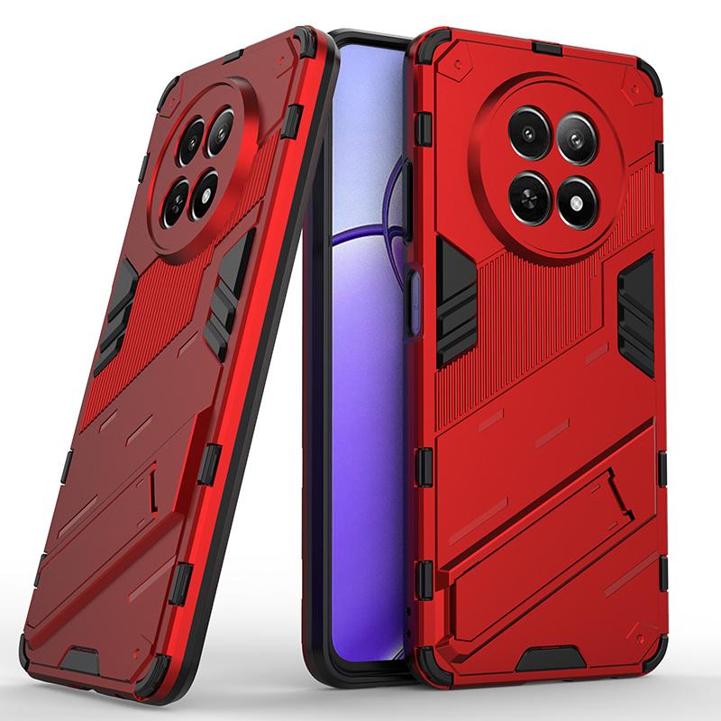 For Realme 12X 5G Cover Case For Realme 12X Coque Fundas Armor Shockproof KidStand Hard PC Protective Phone Bumper Realme 12X