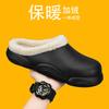 Waterproof cotton slippers new winter velvet warm casual couple home non-slip thick bottom cotton mop