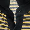 PIA SPORTS Border Pattern Short Sleeve Polo Shirt 4 Yellow Men's Used