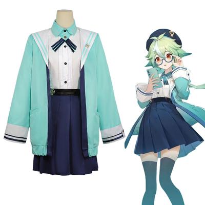 Sacharóza Cosplay Kostým Paruka Genshin Impact Sacharóza Ženy Roztomilý herní oblek JK Uniforms