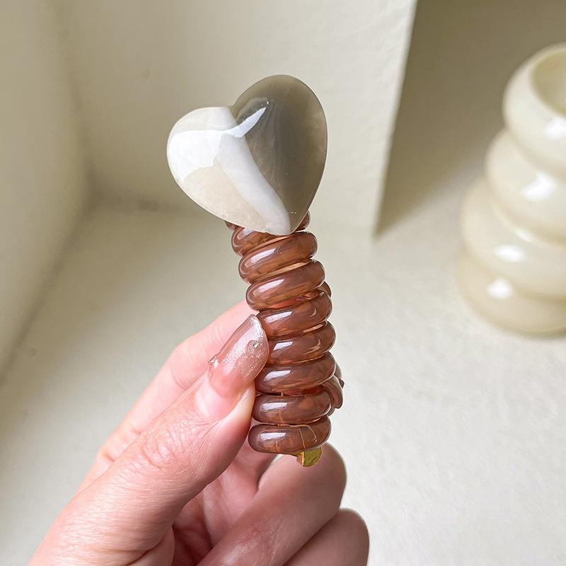 Moda perłowa prosta linia telefoniczna opaska do włosów damski wysoki kucyk artefakt temperament bańka warkocz artefakt włosów głowa liny akcesoria do włosów