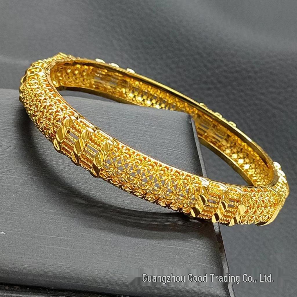 Bracelet de mariée Bollywood plaqué or 24 carats: Bijoux de mariée pour femmes