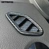 Front Upper Air Condition Vent Outlet Cover Trim For MG Zs SUV 2017-    Carbon Fiber Accessories Car Styling