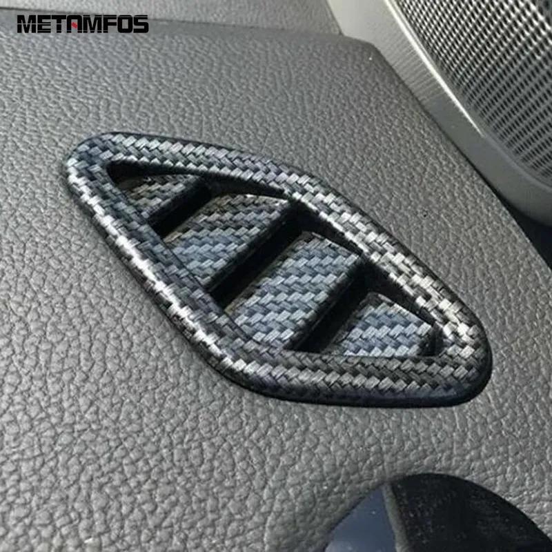 Front Upper Air Condition Vent Outlet Cover Trim For MG Zs SUV 2017-    Carbon Fiber Accessories Car Styling
