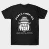 Herren Schwarzes Print-T-Shirt Death Kwon Do No-Cut Transferpapier Druck Baumwoll-T-Shirt