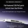 Ruijie RG-NBS3300-24MG4XS-P 24-Port 2.5G Layer 2 Managed PoE Switch