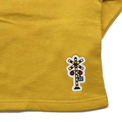 Kiejun Kids' JR Line Train Sweatshirt, Keihin-Tohoku Line, E233, JR East, Railroad Crossing Design, Long Sleeve, Boys, Size 100-130cm, K661 (Size 110,
