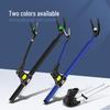 Grsaed Detachable Stainless Steel Fishing Rod Stand with Ground Insert