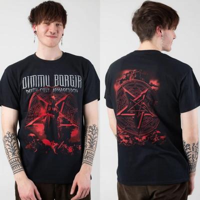Pop Dimmu Borgir Graphic Cotton Tshirt Unisex Summer Short Sleeve Fashion Tee Luxury Casual Breathable Vintage Retro Tees