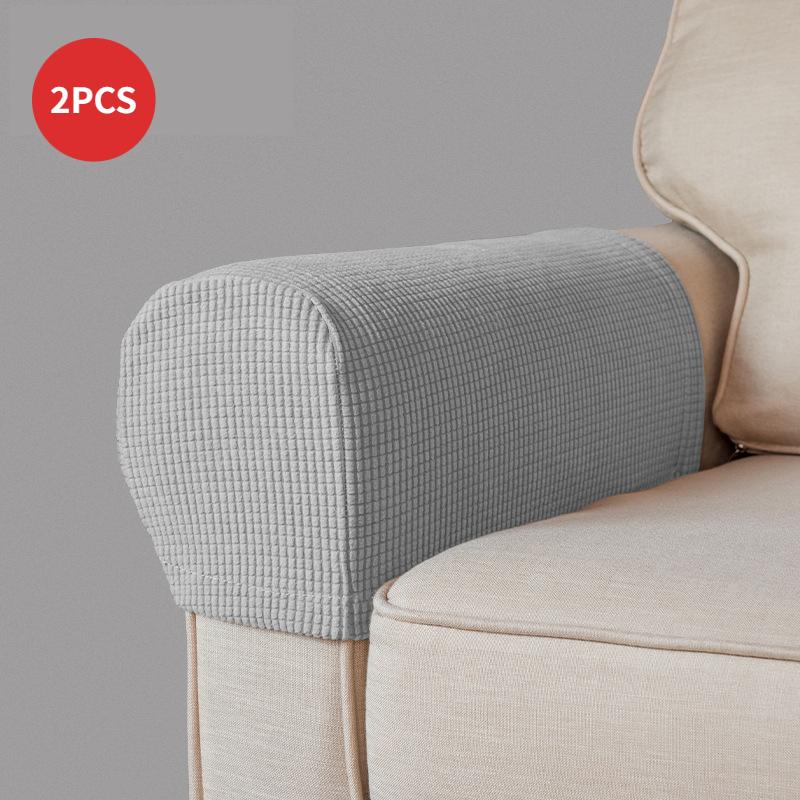 

Новый чехол для подлокотника дивана из 2 предметов для гостиной, эластичный жаккардовый чехол для кресла, чехол для дивана, нескользящий чехол для дивана, декор для углового чехла