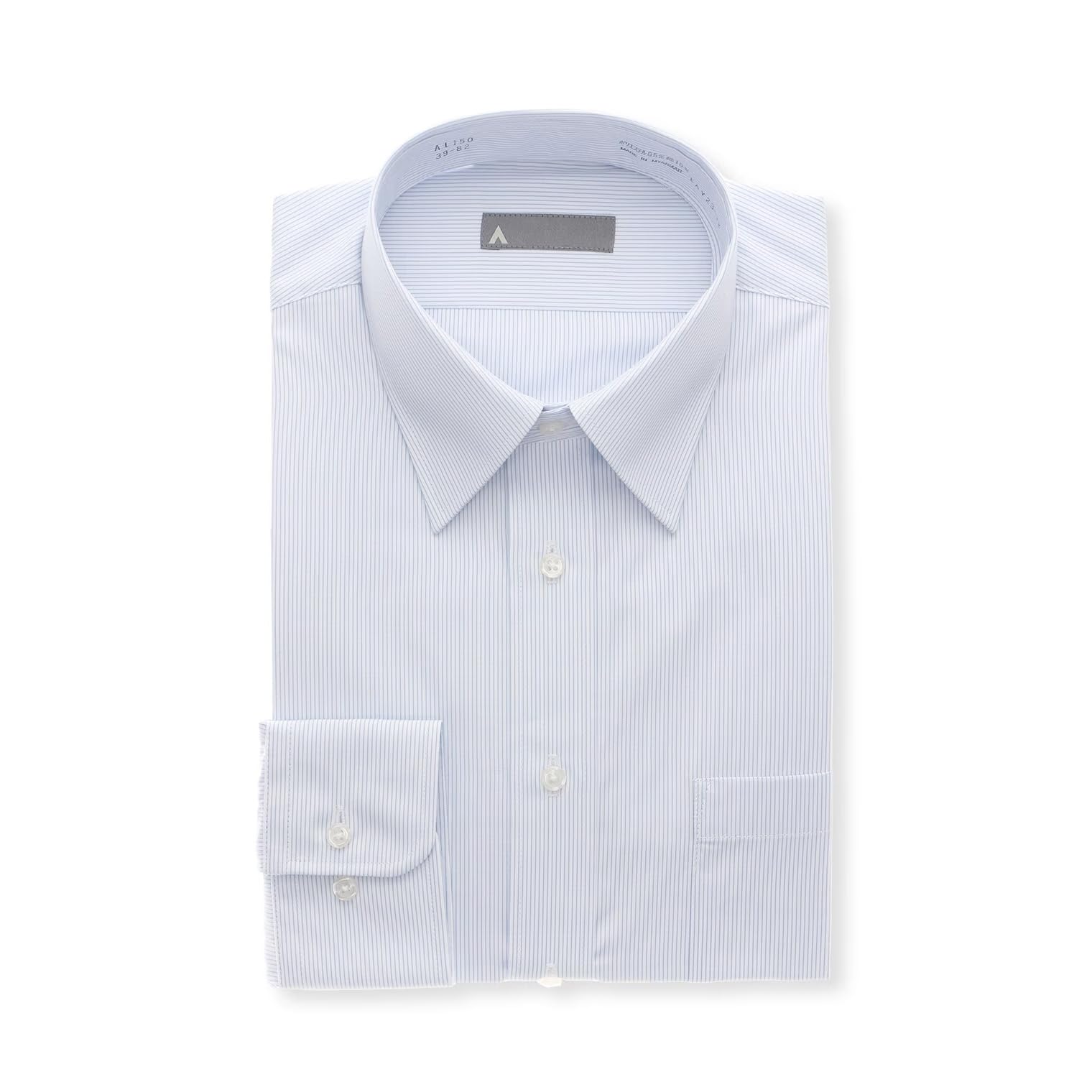 

Мужская классическая рубашка Yofuku no Aoyama, не требующая глажки, с длинным рукавом, устойчивая к сминанию, стандартная посадка, синяя/обычная/AL150