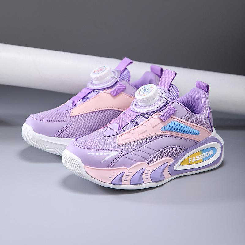 2026 new mesh breathable sports shoes children's casual lightweight non-slip girls running shoes