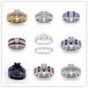 Accessori Set Coppia Anello Moda Donna Anello Zircone