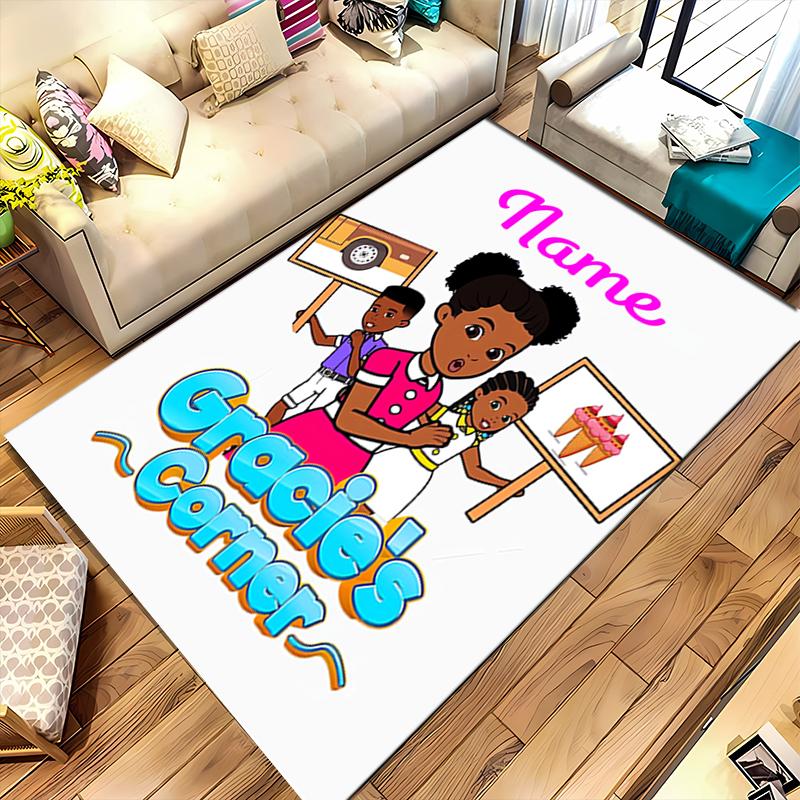 Custom personalization Gracies Corner Area Rug - Perfect For Kitchen, Bathroom,Laundry Room Decor Large Size Available,Gift All Seasons