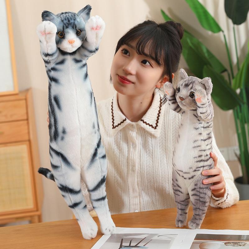 25/40/58cm Cute Soft Lucky Cat Pillow Plush Toys Stuffed Office Sleeping Cushion Christmas Birthday Gifts For Kids Girl