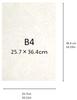 Washi Kawasumi OA Washi Unsui White B4 size 50 sheets