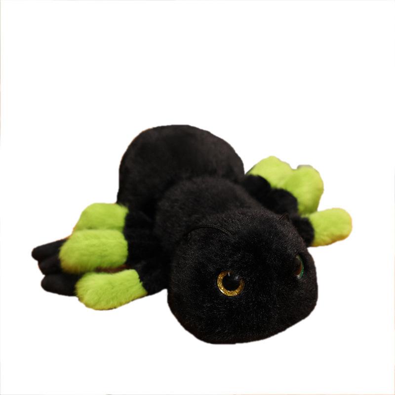 Cute little black ant doll plush toy lying down ant doll children soothing rag doll birthday gift