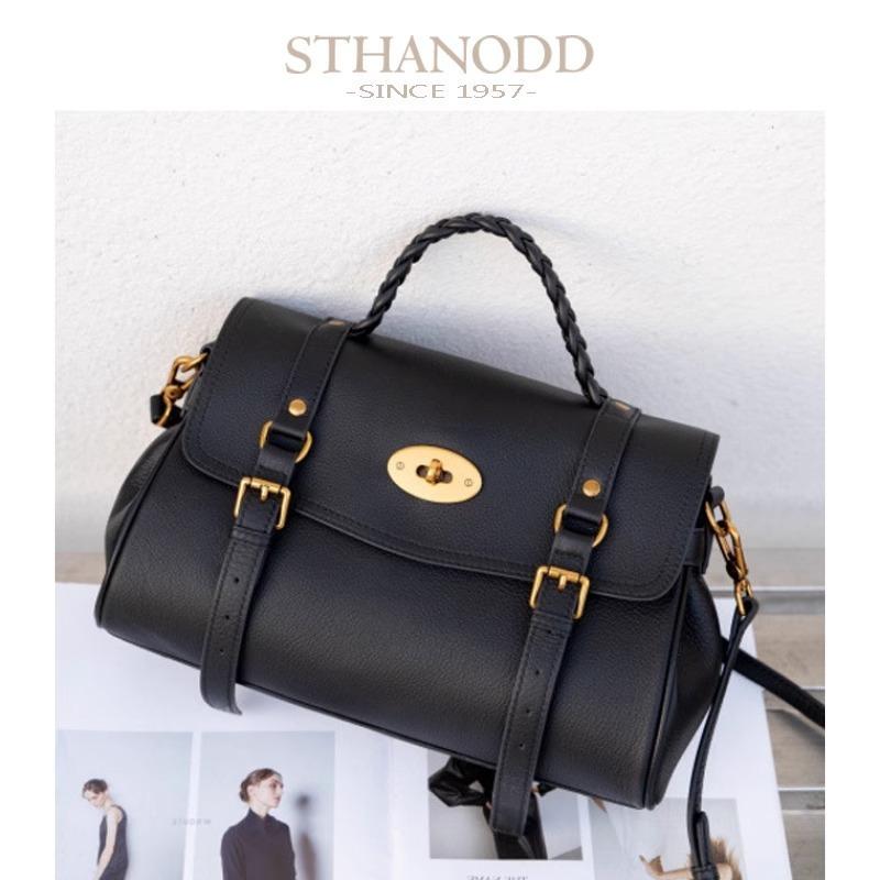 Top Layer Cowhide Messenger Bag with Commuter Tote Classic Crossbody Bag