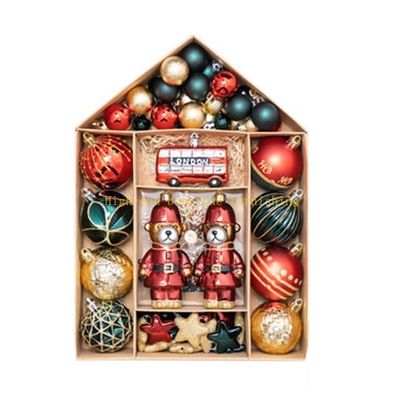 Christmas Ball Ornament 70pcs/box Hanging Ornament Christmas Baubles Balls