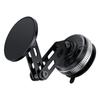 Foldable Rotating Aluminum Magnetic Car Phone Holder with Double-Sided Suction for Navigation