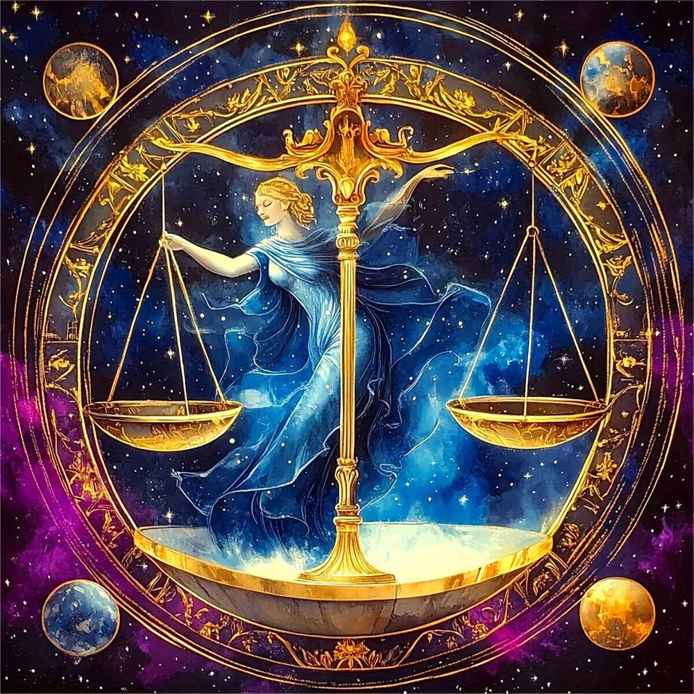 DIY Diamond Embroidery Constellation 5D Diamond Painting Leo Aries Full Round Drill Mosaic Set Decor For Home