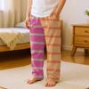 Fashionable Children's Versatile Retro Floral Print Pocket Casual Pants